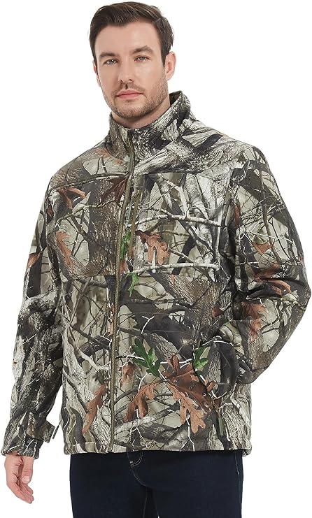 Men's Heated Jacket: 5 Zones + Battery + Hand Warmers