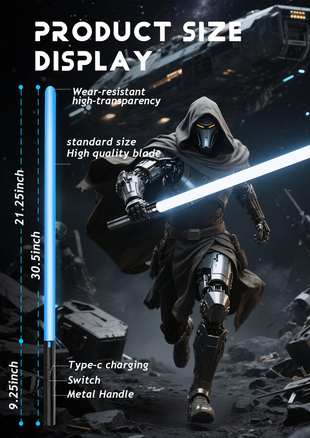 Lightsaber, Light Sabers with RGB 15 Colors