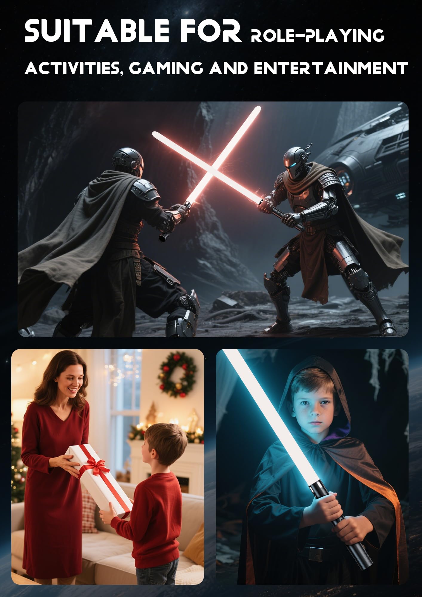 Lightsaber, Light Sabers with RGB 15 Colors